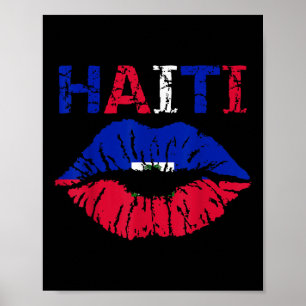 Póster Feliz Día de la Bandera Haitiana Día de la Indepen