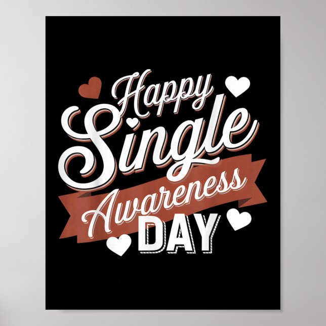 Póster Feliz Día de la Conciencia Única Humor (Frente)