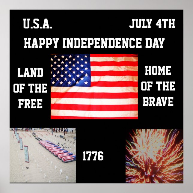 Póster FELIZ DÍA DE LA INDEPENDENCIA poster (Frente)