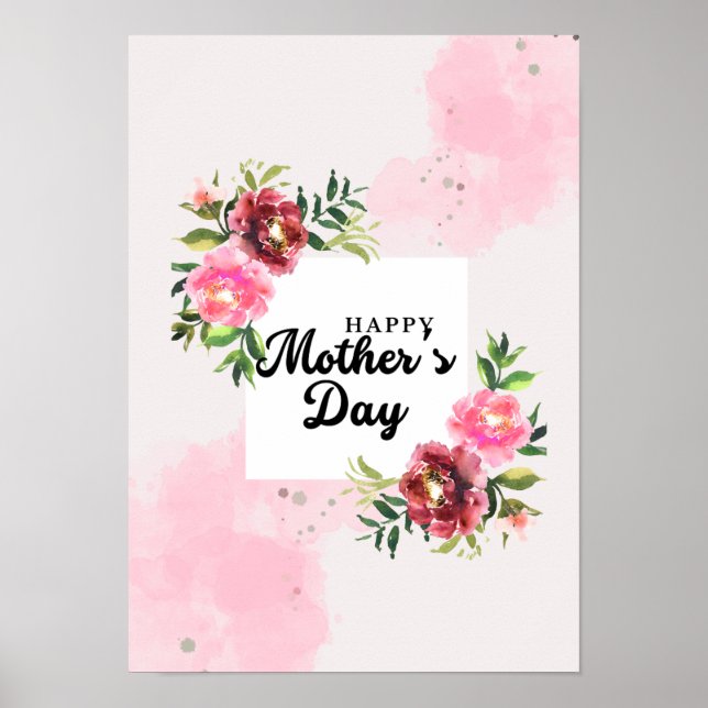Póster Feliz Día de la Madre (Frente)
