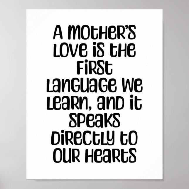 Póster Feliz Día de la Madre (Frente)