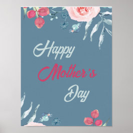 Póster Feliz Día de la Madre 2025 Flor