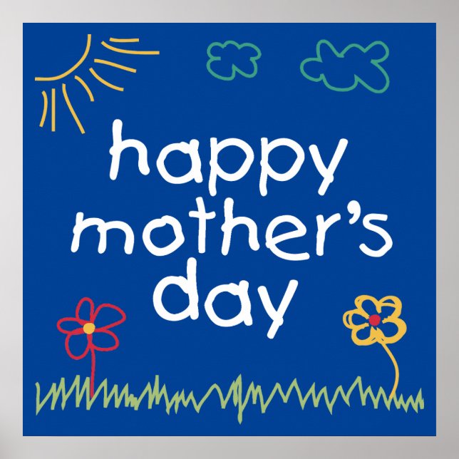 Póster Feliz día de la madre 5 (Frente)