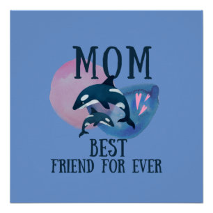 Póster Feliz Día de la Madre con todo amor