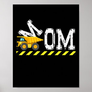 Póster Feliz Día De La Madre Niños De Construcción Cutos 