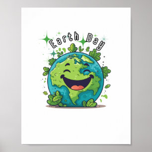 Póster Feliz día de la Tierra Poster-Día de la Navidad Ec