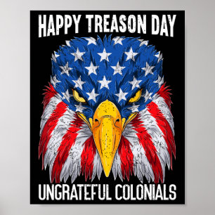 Póster Feliz Día De La Traición Día De La Independencia 4