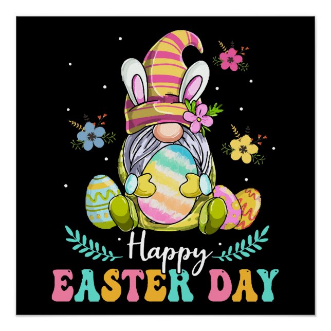 Póster Feliz Día de Pascua (Anverso)
