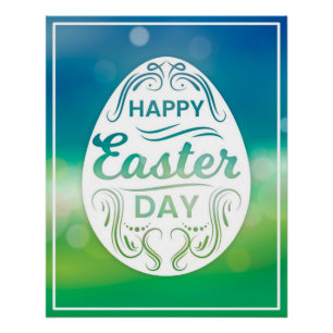Póster Feliz Día de Pascua-23042