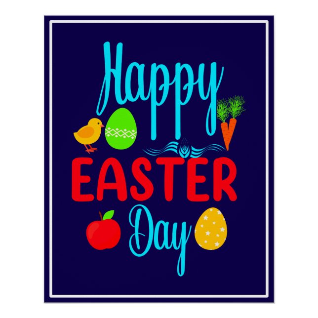 Póster Feliz Día de Pascua-62351 (Anverso)