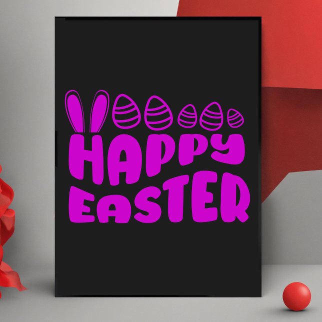 Póster Feliz Día de Pascua - Conejito (Subido por el creador)