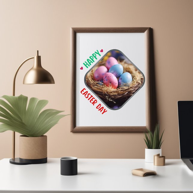 Póster Feliz Día de Pascua - Dibujar (Subido por el creador)