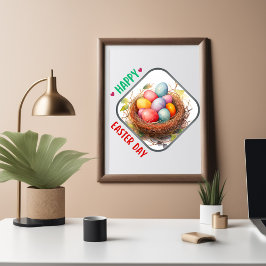 Póster Feliz Día de Pascua - Fotos