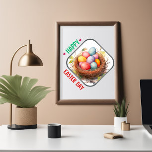 Póster Feliz Día de Pascua - Fotos