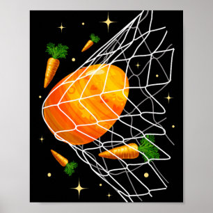 Póster Feliz día de Pascua Fútbol huevos de Pascua en la 