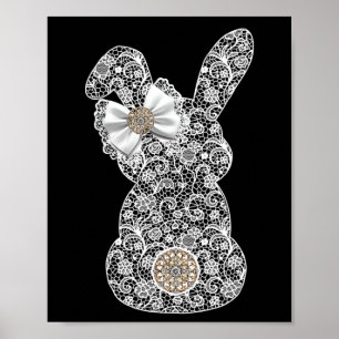 Póster Feliz Día De Pascua Para Hombres Mujeres Chicas Ni