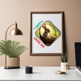 Póster Feliz Día de Pascua - Tradiciones