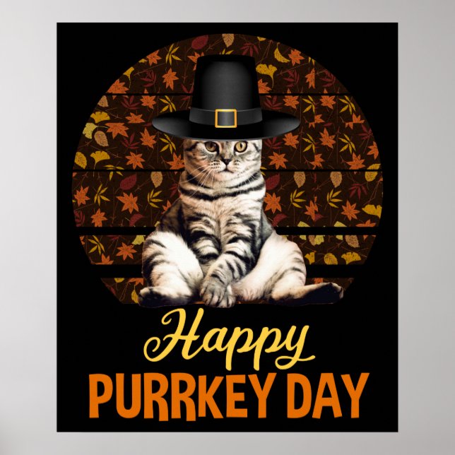 Póster Feliz Día de Purkey (Frente)