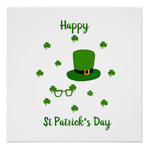 Póster Feliz Día de San Patricio