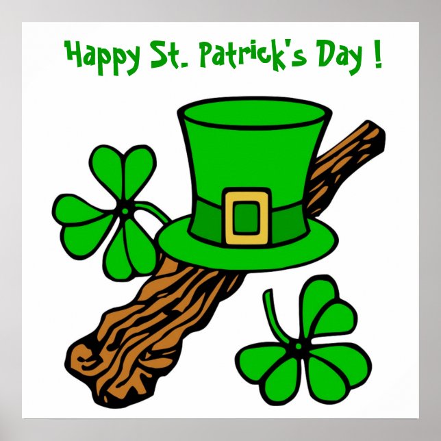 PÓSTER FELIZ DÍA DE SAN PATRICK (Frente)