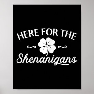 Póster Feliz Día De San Patrón Aquí Para Shenanigans Luc