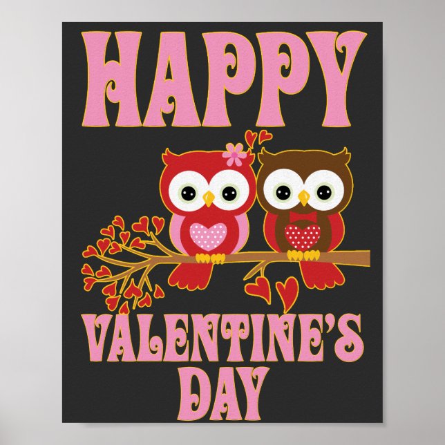 Póster Feliz Día de San Valentín (Frente)