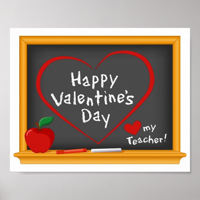 Póster ¡Feliz Día de San Valentín! (Frente)