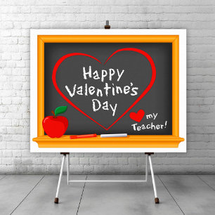 Póster ¡Feliz Día de San Valentín!