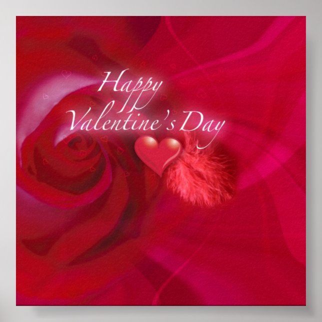Póster Feliz Día de San Valentín (Frente)