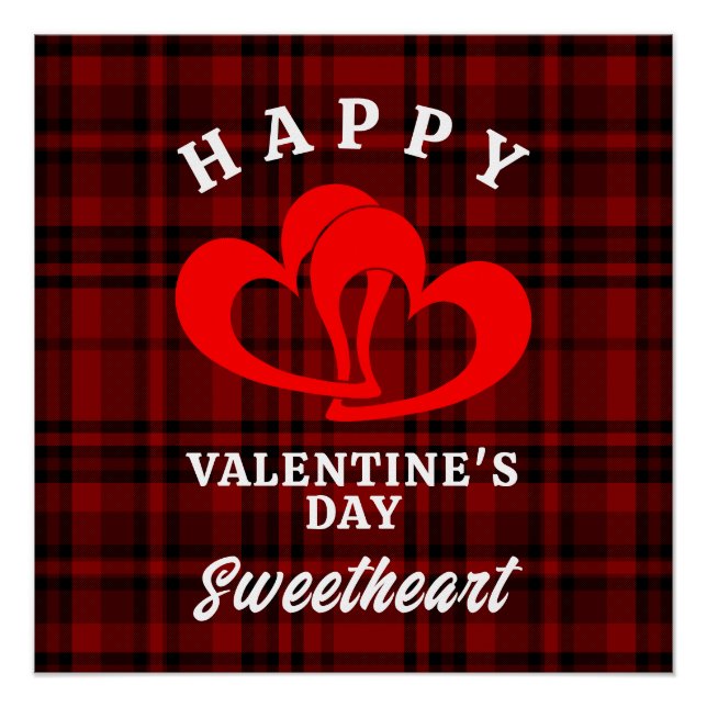 PÓSTER FELIZ DÍA DE SAN VALENTÍN AMOR (Anverso)
