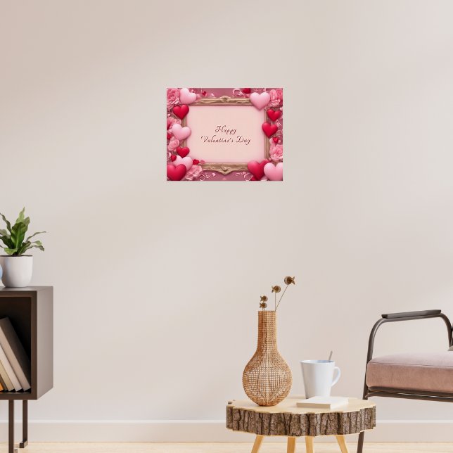 Póster Feliz Día de San Valentín, Poster al estilo de Rót (Salón 3)