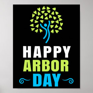 Póster Feliz Día del Arbor Crisis de Camisas Activistas M