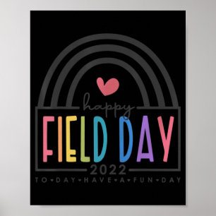Póster Feliz Día del Campo 2022 paseos escolares de un dí