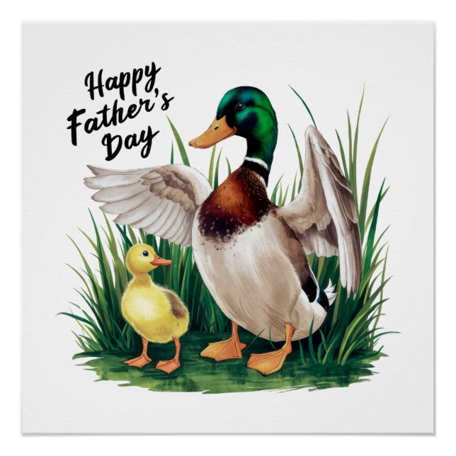 Póster Feliz Día del Padre (Anverso)