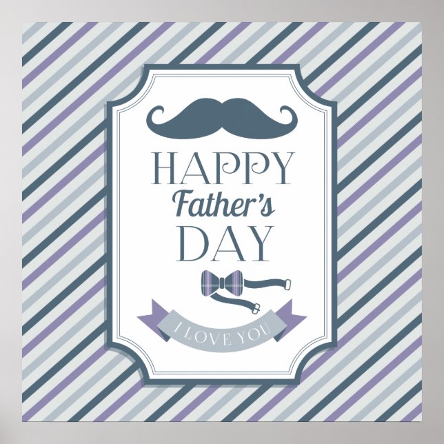 Póster Feliz Día del Padre (Frente)