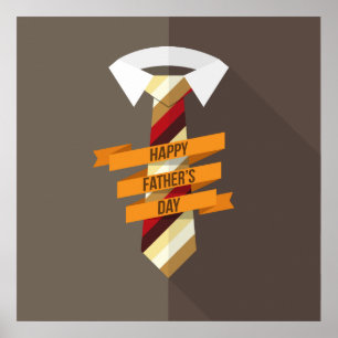 Póster Feliz Día del Padre