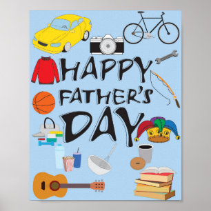 Póster Feliz Día del Padre