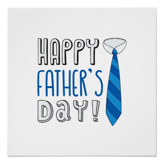 Póster Feliz Día del Padre (Anverso)