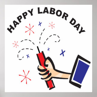 Póster Feliz Día del Trabajo