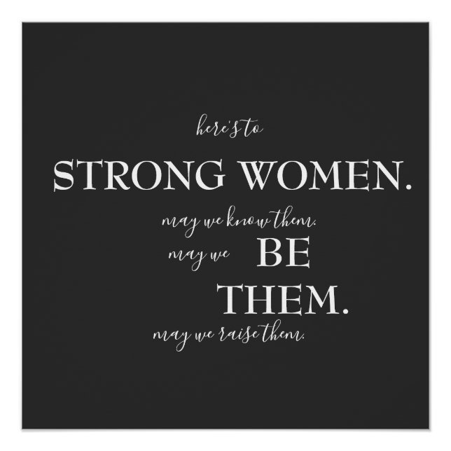 Póster Feliz Día Internacional de la Mujer: Camiseta de m (Anverso)