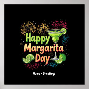 Póster Feliz Día Nacional de Margarita