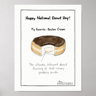 Póster ¡Feliz Día Nacional del Donut!