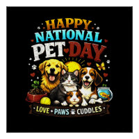 Feliz Día Nacional del Mascota Amante de Animales 