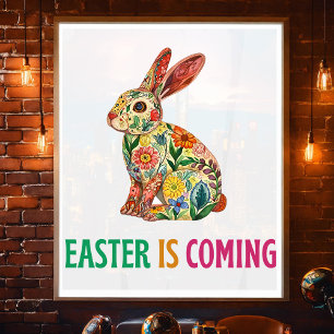 Póster Feliz Eggster - Huevo de Pascua