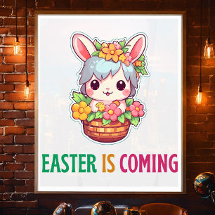 Póster Feliz Eggster - Huevos de Pascua