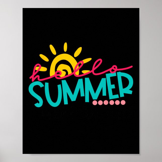 Póster Feliz El Último Día Del Grado Estudiantil De Profe (Frente)