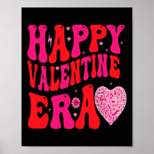 Póster Feliz Era de San Valentín Chicas Lindas Día de San