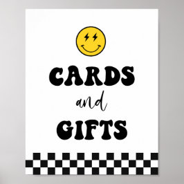 Póster Feliz Face One Happy Dude Cards and Gifts Rótulo