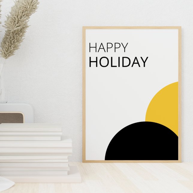 Póster Feliz feriado (Happy Holiday)