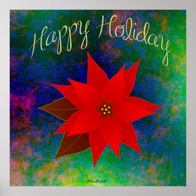 Póster Feliz feriado (Frente)